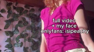 Tight Shirt, No Bra, Dancing Just For Your Eyes